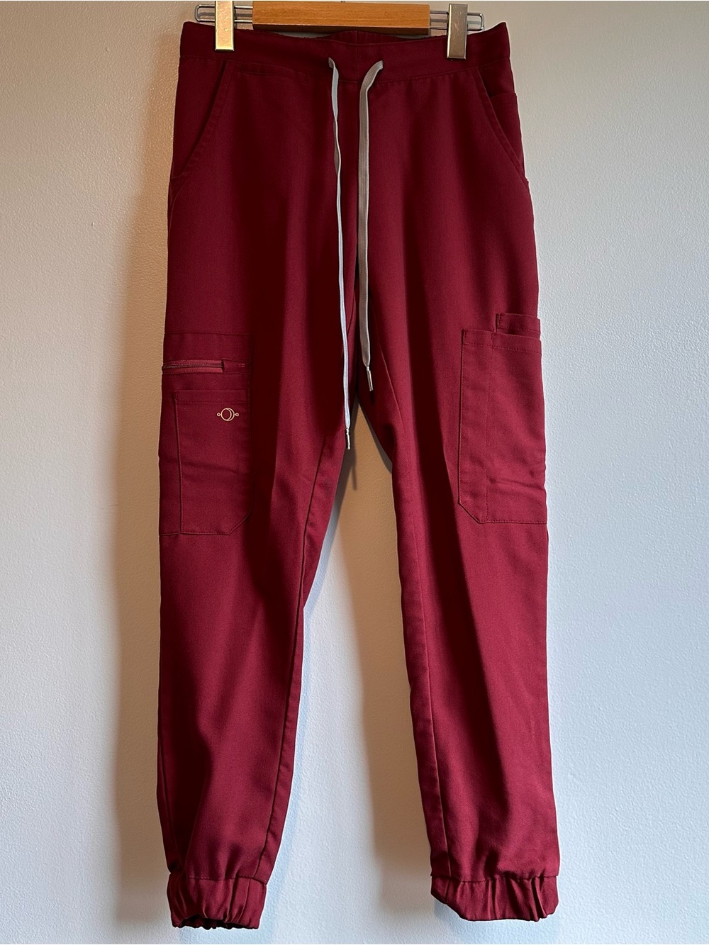 LUNA Jogger Scrub Pants/Burgundy/Women’s XS